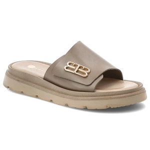 Šľapky ARMODO - 40442 Bf.Taupe+Zł.