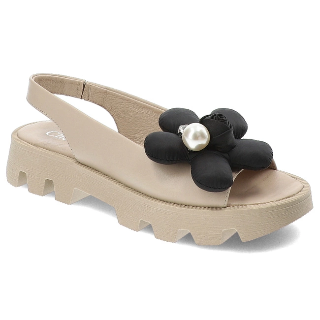 Sandále Chebello - 4390_-501-000-PSK-S323 Beżowy