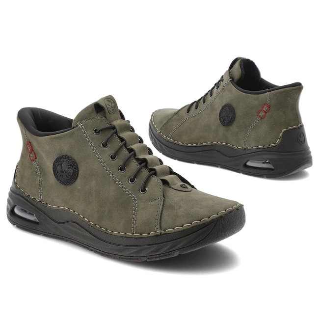 Členkové Topánky RIEKER - 44550-54 Green