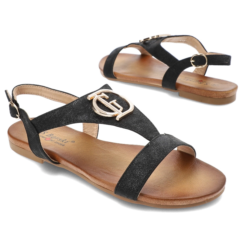 Sandále S.Barski - KV27-051 Black