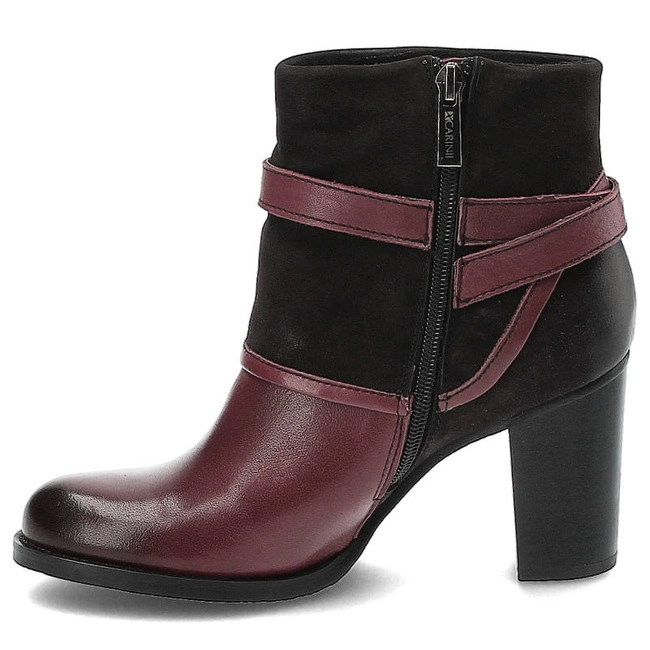 Členkové Topánky Carinii - B3040_-B36-360-POL-857 New York Bordo/S04