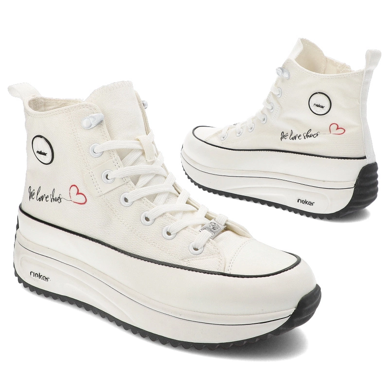 Tenisky Rieker - 90012-80 White