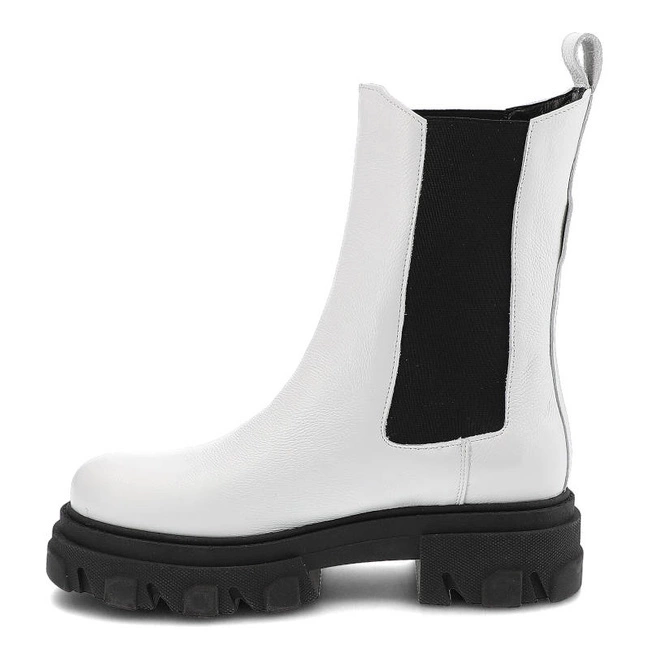 Členkové Topánky Carinii - B8020_-I81-000-000-E33 Czarny/Biały