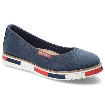Baleríny Artiker - 40C0208 Jeans