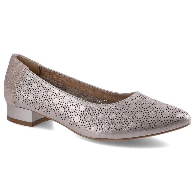 Baleríny Exquisite - 1179/2 Grid Róż