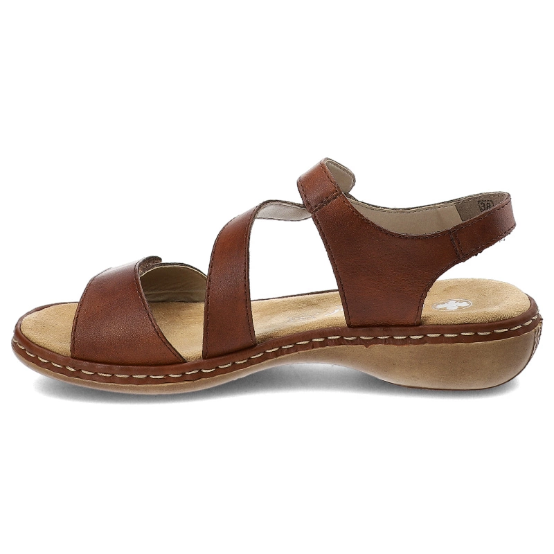 Sandále Rieker - 659C7-24 Brown