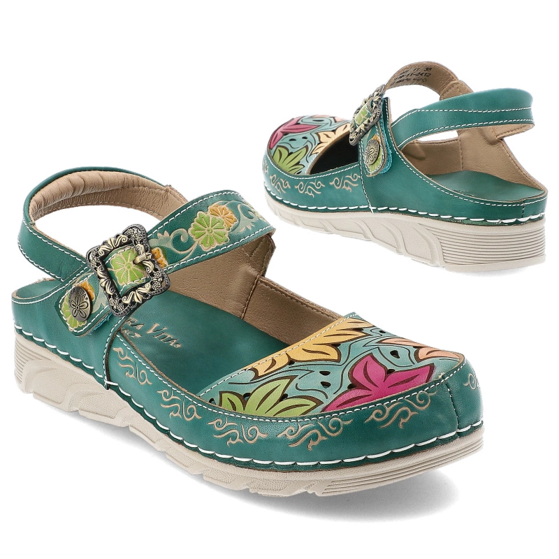 Sandále LAURA VITA - Dorry 11 JD1819-11 Turquoise