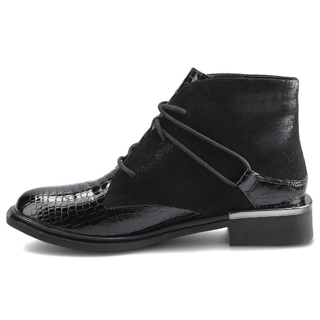 Šnúrovacie Členkové Topánky Maciejka - 04813-01/00-7 Czarny