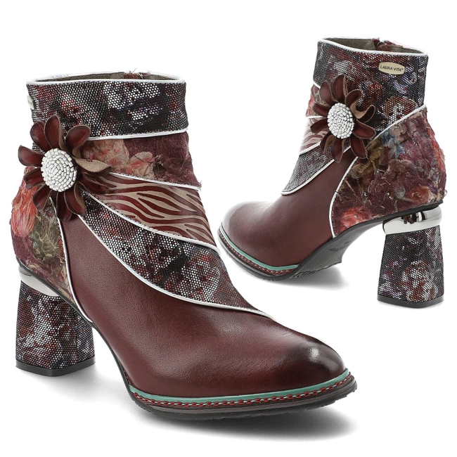 Členkové Topánky LAURA VITA - Kinoao 13 AC331-13 Wine
