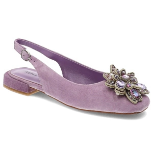 Sandále Alma en Pena - V240391 Suede Lilac