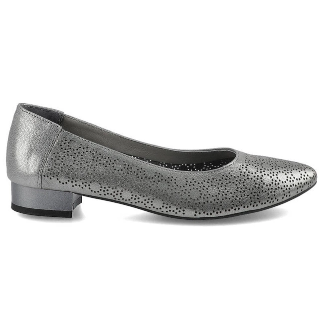 Baleríny Exquisite - 1179/2 Szary Grid