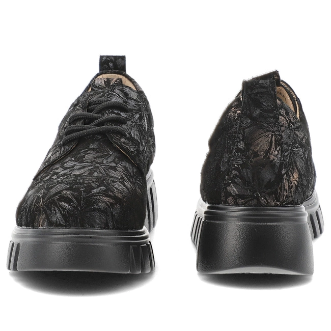 Tenisky FILIPPO - DP6846/25 BK FL Czarny Kwiaty