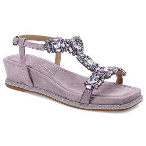 Sandále Alma en Pena - V240742 Suede Lilac