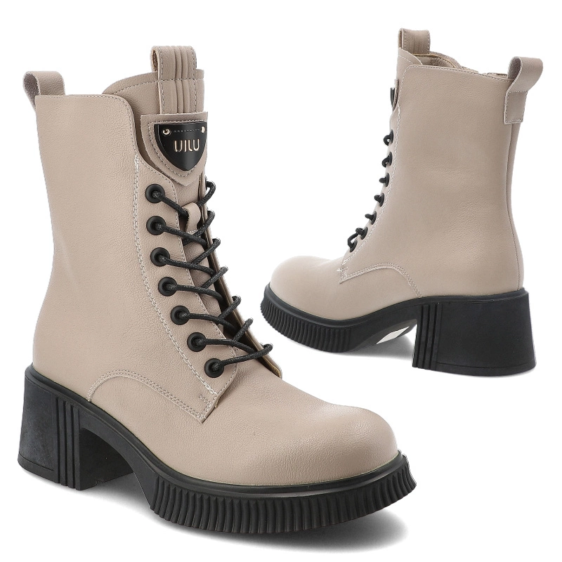 Členkové Topánky VINCEZA - 66671 BE Beżowy Skóra