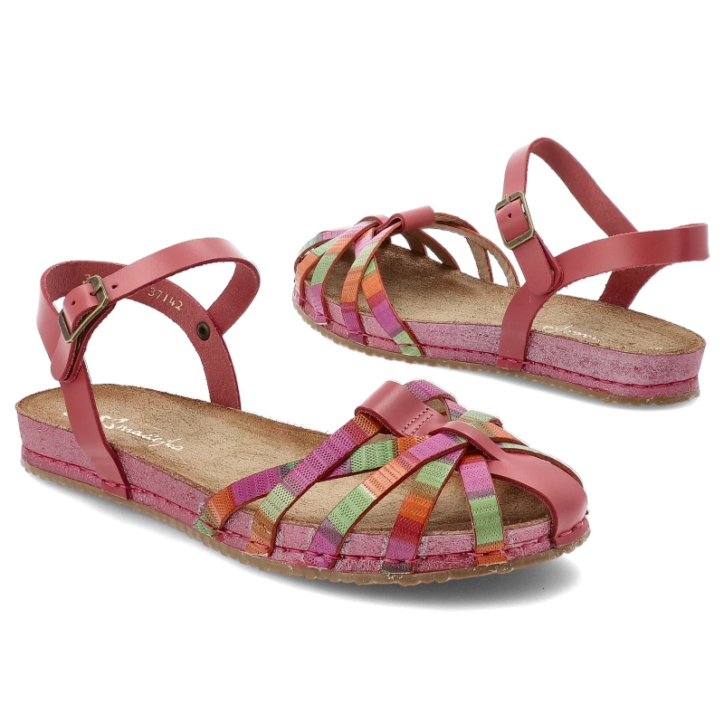 Sandále MACIEJKA 03074-39/00-0 Różowy Multi