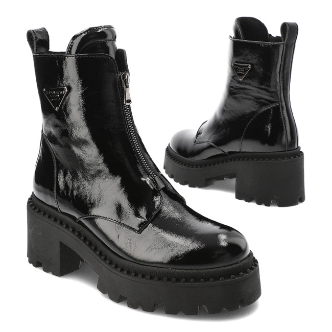 Členkové Topánky Armodo - 60491 Naplak Czarny+Cn.