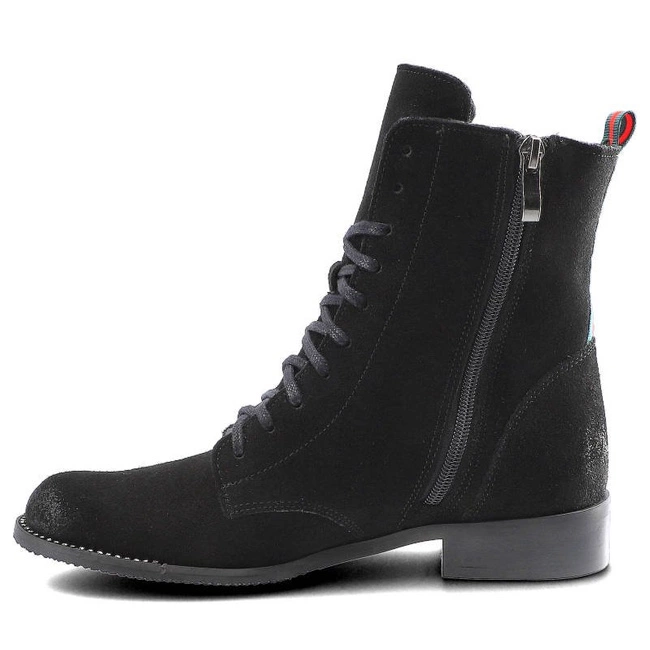 Členkové Topánky Pro-Moda - 2315 Czarny Welur 028