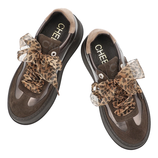 Tenisky CHEBELLO - 4851_-105-000-PSK-S251 Brąz