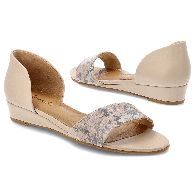 Sandále MACIEJKA - 01971-69/00-5 Beżowy