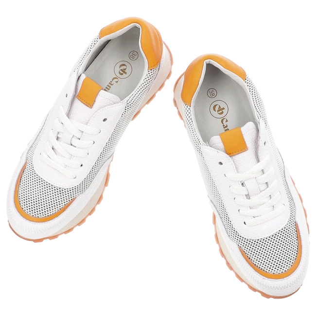 Tenisky CAMBELL - 25-00596WH Biały