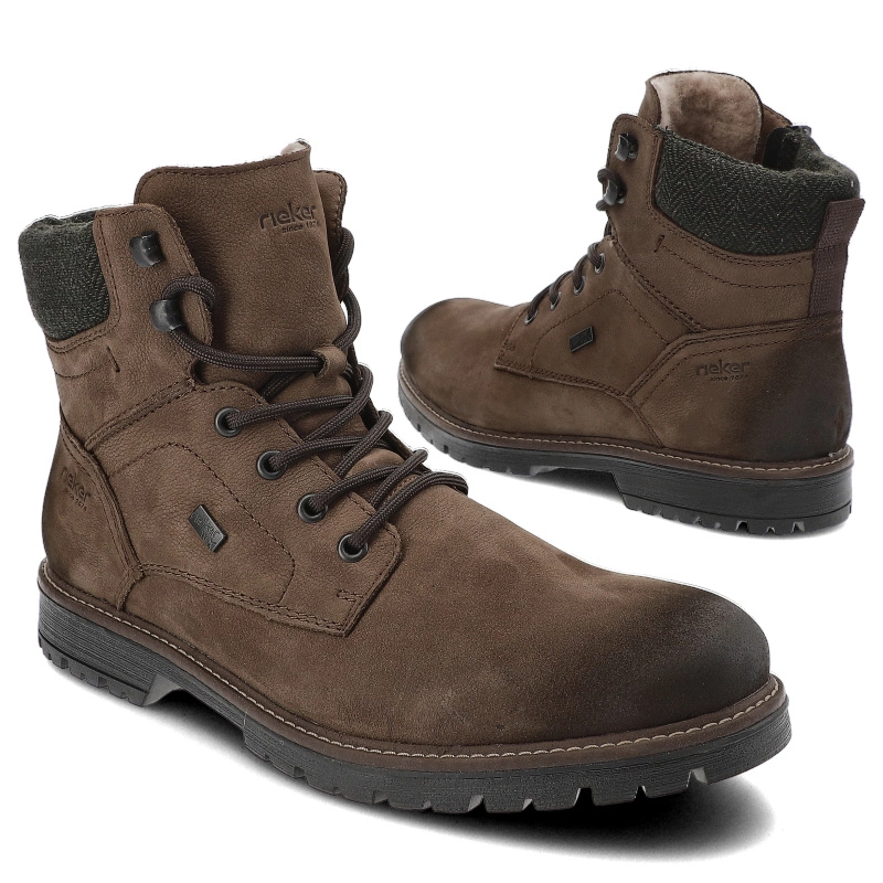 Členkové Topánky Rieker - F3612-24 Brown