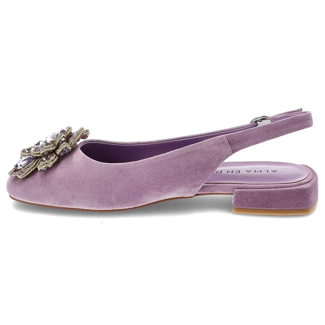 Sandále Alma en Pena - V240391 Suede Lilac