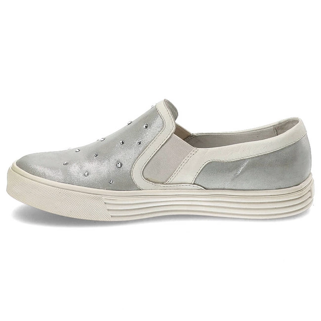 Plátenky Carinii - B2765 Srebro/Biały