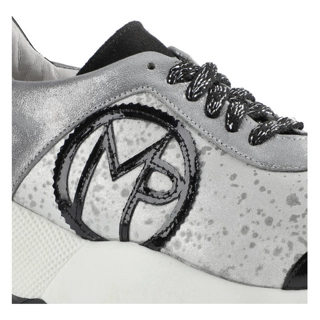 Tenisky Massimo POLI - 2Y1-20-0633 Sk.Srebro/Czarna