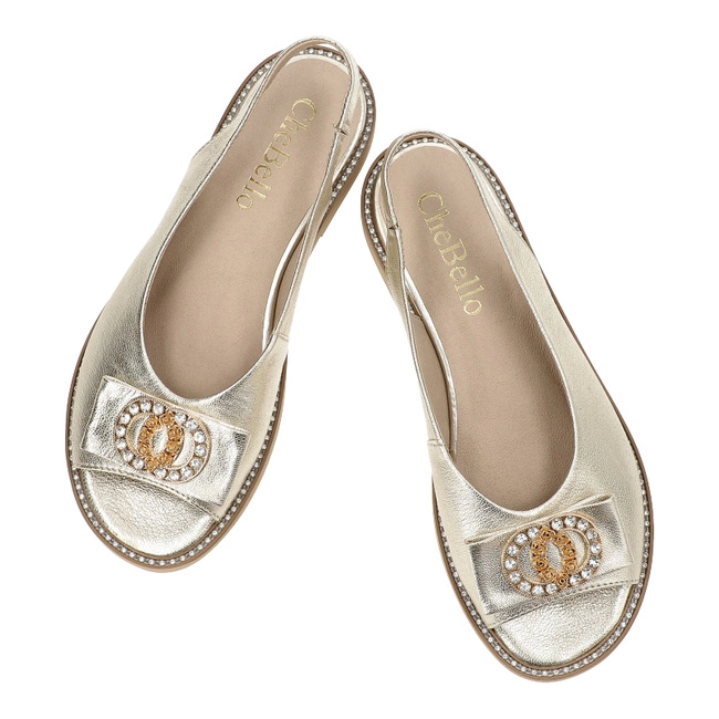 Sandále Chebello - 4424_-046-000-PSK-S130 Złoty