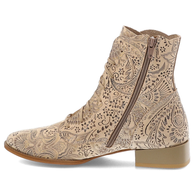 Členkové Topánky MACIEJKA - 06391-04/00-1 Beż+Złoto