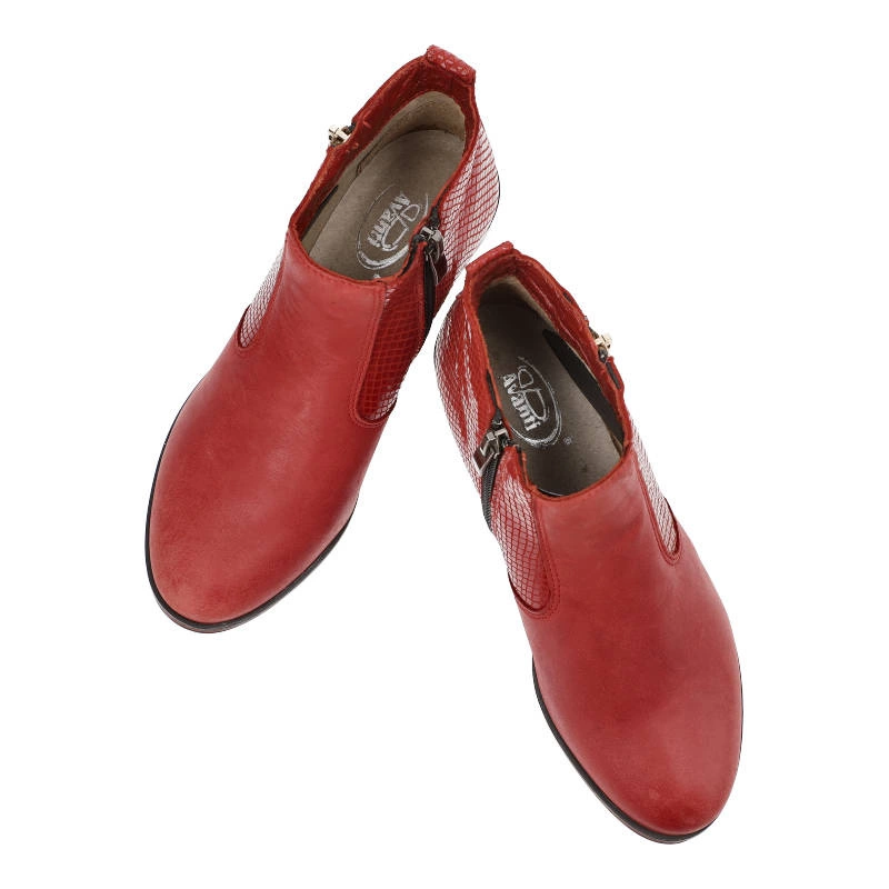 Členkové Topánky Avanti - 191 Czerwony