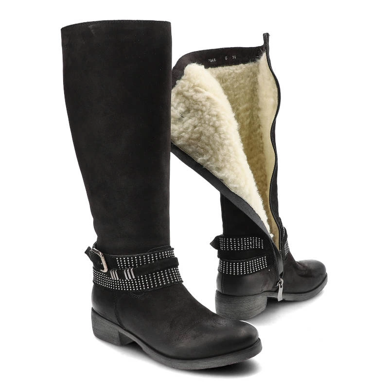 Čižmy Simen - 7846 Czarny Sam