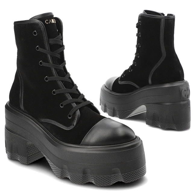 Členkové Topánky Carinii - B9884_-T79-H20-000-G67 Czarny