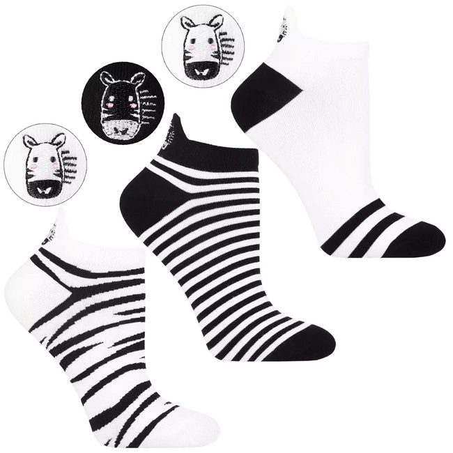 Ponožky MORAJ 3 Pary - CSD240-108 Mix Kolor