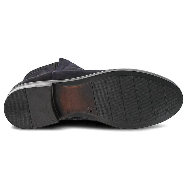 Členkové Topánky Gamis - 3530 Granat Nubuk