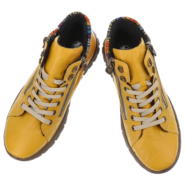 Členkové Topánky RIEKER - N1305-68 Yellow
