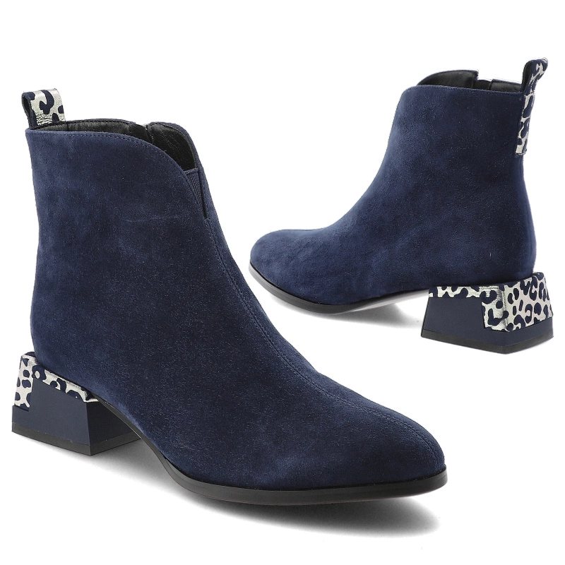 Členkové Topánky S.BARSKI - CR52-648 Navy