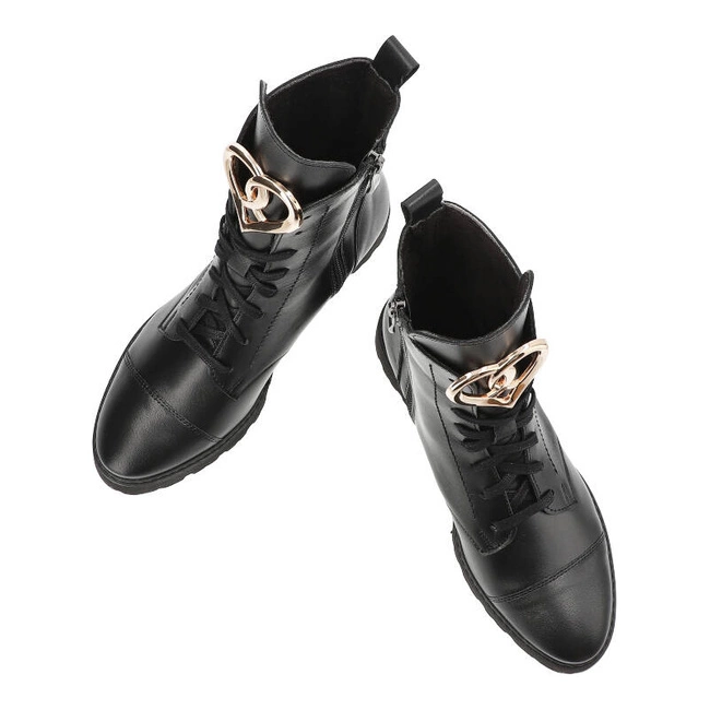 Členkové Topánky Armodo - 02113 Czarny