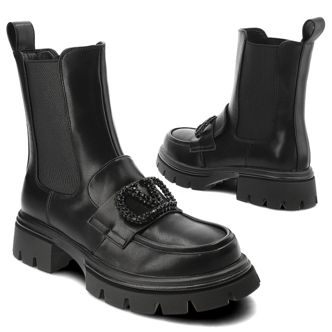 Členkové Topánky S.Barski - MR880-072 Black