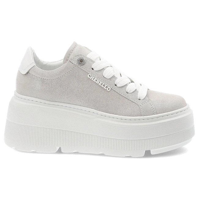 Tenisky CHEBELLO - 4721_-512-059-PSK-S332 Srebrny