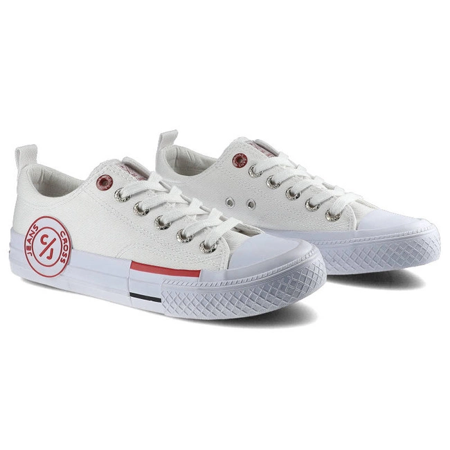 Plátenky Cross Jeans - FF2R4072C Biały