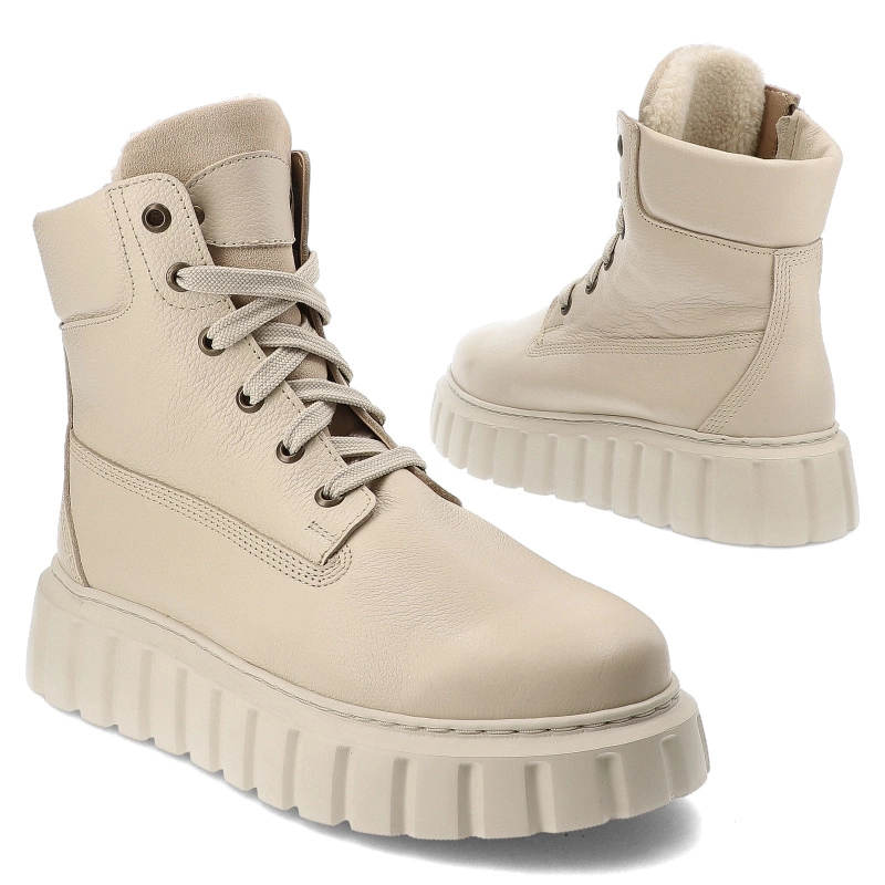 Členkové Topánky Armodo - 01024 Beż Groszek