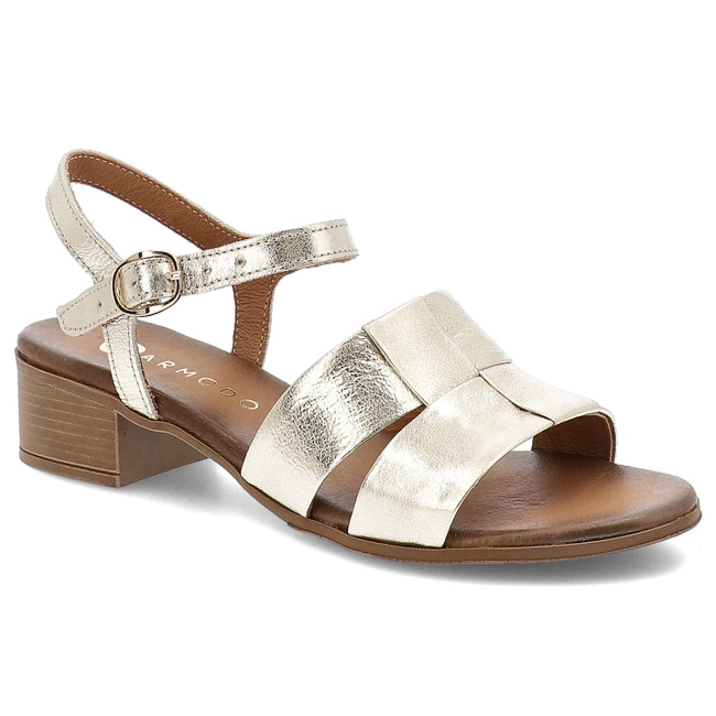 Sandále ARMODO - 40457 Kryształ Złoto