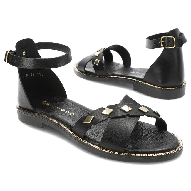 Sandále Armodo - 40378 Bf.Czarny+Zł.