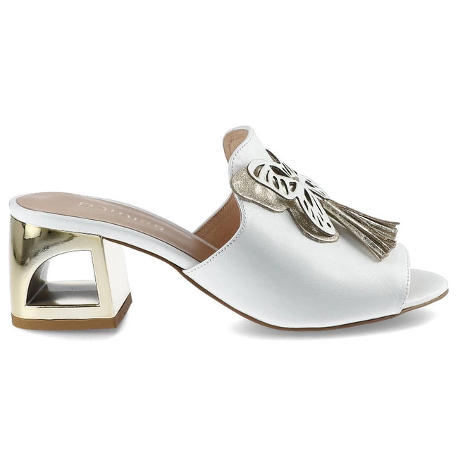 Šľapky Damiss - DS-521/8 Białe Lico