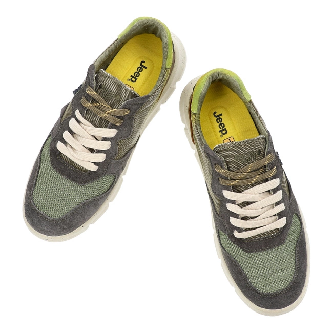 Tenisky JEEP - Tabasco Run JM51004A 020 Military