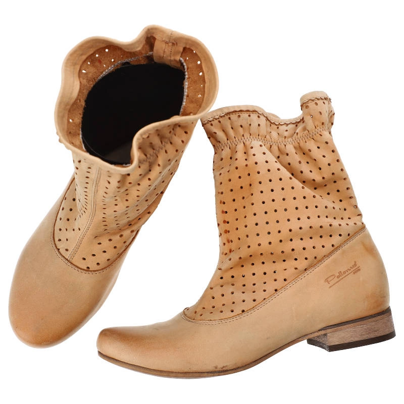 Členkové Topánky Pollonus - 5602 Brąz