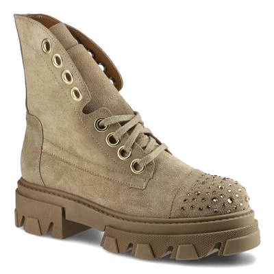 Členkové Topánky Damiss - DS-548 Beż Welur