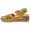 Sandále Wasak - 0719 Żółty Nubuk