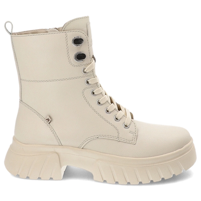 Členkové Topánky Rieker - W1870-60 Beige